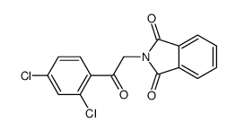 2-[2-(2,4-dichlorophenyl)-2-oxoethyl]isoindole-1,3-dione结构式