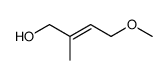 (E)-4-Methoxy-2-methyl-2-butenol Structure