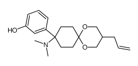 3-(3-Allyl-9-dimethylamino-1,5-dioxa-spiro[5.5]undec-9-yl)-phenol Structure