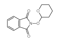 2-(oxan-2-yloxy)isoindole-1,3-dione结构式