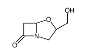 3-Hydroxymethyl-4-oxa-1-azabicyclo[3.2.0]heptan-7-one结构式