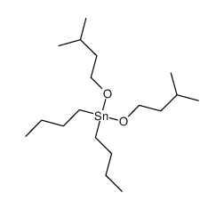 dibutyl-bis(3-methylbutyloxy)tin Structure