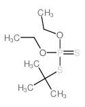 S-(tert-Butyl) O,O-diethyl dithiophosphate结构式
