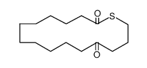 thiacyclohexadecane-2,13-dione Structure