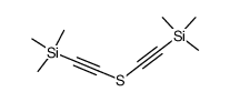 bis(trimethylsilylethynyl) sulfide Structure