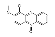 1-chloro-2-methylsulfanyl-5-oxidophenazin-5-ium结构式