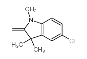 5-氯-1,3,3-三甲基-2-亚甲基吲哚啉结构式