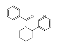 Methanone,phenyl[2-(3-pyridinyl)-1-piperidinyl]-结构式