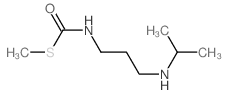 Carbamothioic acid,[3-[(1-methylethyl)amino]propyl]-, S-methyl ester (9CI)结构式