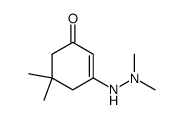 3-(2,2-dimethylhydrazino)-5,5-dimethylcyclohex-2-en-1-one结构式