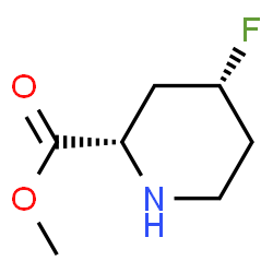 2-Piperidinecarboxylicacid,4-fluoro-,methylester,(2S,4R)-(9CI) structure