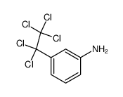 3-pentachloroethyl-aniline Structure