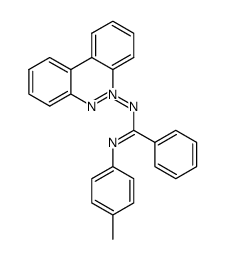 benzo[c]cinnolinium-[N-(N'-p-tolylbenzimidoyl)imide]结构式