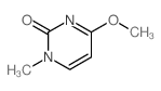 4-Methoxy-1-methyl-2-pyrimidinone Structure