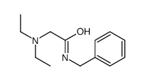 2-(Diethylamino)-N-(phenylmethyl)acetamide结构式
