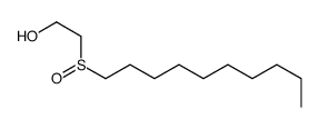 2-(decylsulphinyl)ethanol Structure
