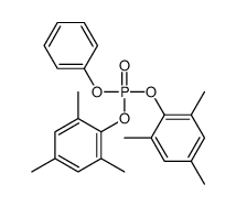 Phosphoric acid phenylbis(2,4,6-trimethylphenyl) ester Structure