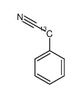 苯乙腈-Alpha-13C结构式