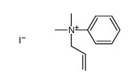 dimethyl-phenyl-prop-2-enylazanium,iodide Structure