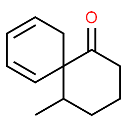 Spiro[5.5]undeca-7,9-dien-1-one, 5-methyl- (9CI) structure