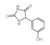 5-(3-hydroxyphenyl)imidazolidine-2,4-dione Structure