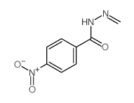 N-(methylideneamino)-4-nitro-benzamide结构式