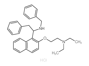 N-benzyl-1-[2-(2-diethylaminoethoxy)naphthalen-1-yl]-2-phenyl-ethanamine picture