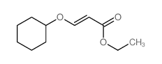 ethyl (E)-3-cyclohexyloxyprop-2-enoate结构式