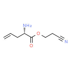 4-Pentenoicacid,2-amino-,2-cyanoethylester,(2S)-(9CI)结构式