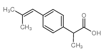 2-[4-(2-Methyl-propenyl)phenyl]propionic Acid structure