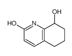 5,6,7,8-tetrahydro-8-hydroxy-2-quinolone结构式