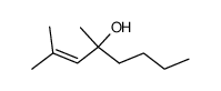 2,4-dimethyl-2-octen-4-ol结构式