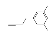 1-(but-3-yn-1-yl)-3,5-dimethylbenzene结构式