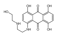 1,4,5-Trihydroxy-8-((2-((2-hydroxyethyl)amino)ethyl)amino)-9,10-anthra cenedione Structure