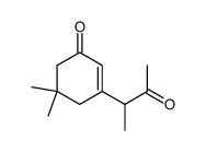 3-(1'-Methylacetonyl)-5,5-dimethyl-2-cyclohexen-1-on结构式