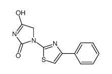 1-(4-phenyl-1,3-thiazol-2-yl)imidazolidine-2,4-dione结构式