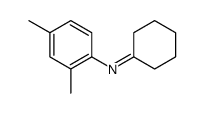 Benzenamine, N-cyclohexylidene-2,4-dimethyl- (9CI) structure