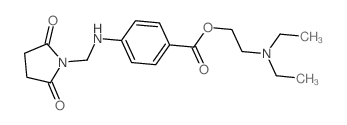 2-diethylaminoethyl 4-[(2,5-dioxopyrrolidin-1-yl)methylamino]benzoate picture