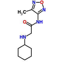 2-CYCLOHEXYLAMINO-N-(4-METHYL-FURAZAN-3-YL)-ACETAMIDE picture