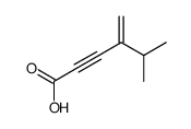 5-methyl-4-methylidenehex-2-ynoic acid Structure