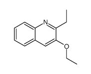 Quinoline, 3-ethoxy-2-ethyl- (4CI) structure