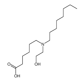6-[2-hydroxyethyl(octyl)amino]hexanoic acid结构式