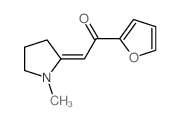 Ethanone,1-(2-furanyl)-2-(1-methyl-2-pyrrolidinylidene)-结构式