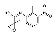 2-methyl-N-(2-methyl-3-nitrophenyl)oxirane-2-carboxamide Structure