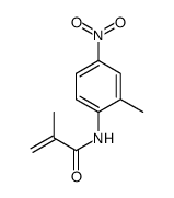 2-Propenamide,2-methyl-N-(2-methyl-4-nitrophenyl)-(9CI) Structure