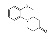 1-(2-methylsulfanylphenyl)piperidin-4-one Structure