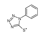 1-phenyl-1H-tetrazole-5-thio radical结构式