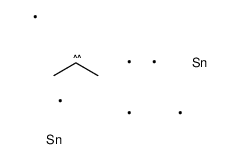 trimethyl(2-trimethylstannylpropan-2-yl)stannane Structure