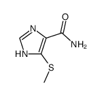 5(4)-methylmercaptoimidazole-4(5)-carboxamide Structure