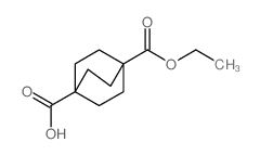 4-ethoxycarbonylbicyclo[2.2.2]octane-1-carboxylic acid结构式